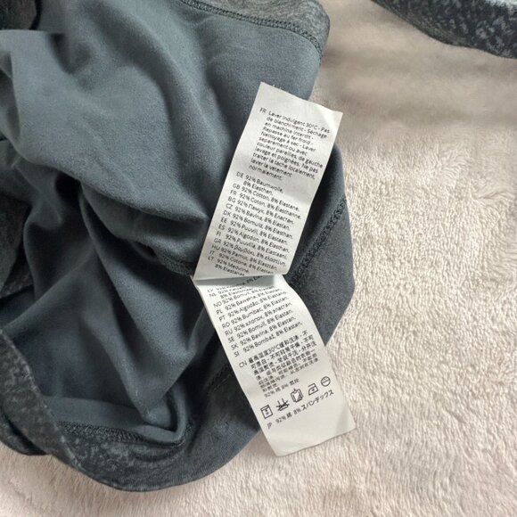 Oska Womens Long Sleeve Grey Tunic Top Size 3 Stretch Oversized Asymmetric Hem - Picture 5 of 8